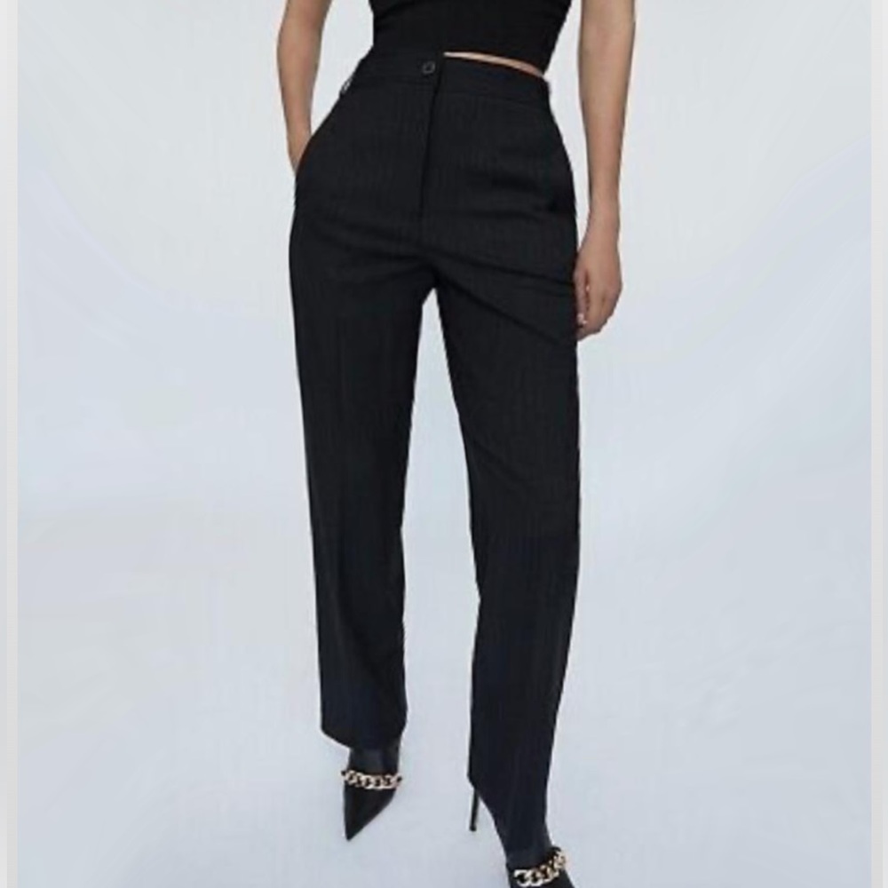 Zara Pin-Striped Pants